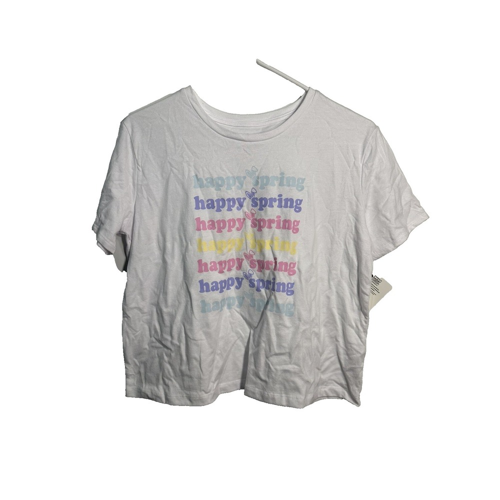 celebrate easter girls short sleeve happy spring shirt size XXL 2XL 18‎